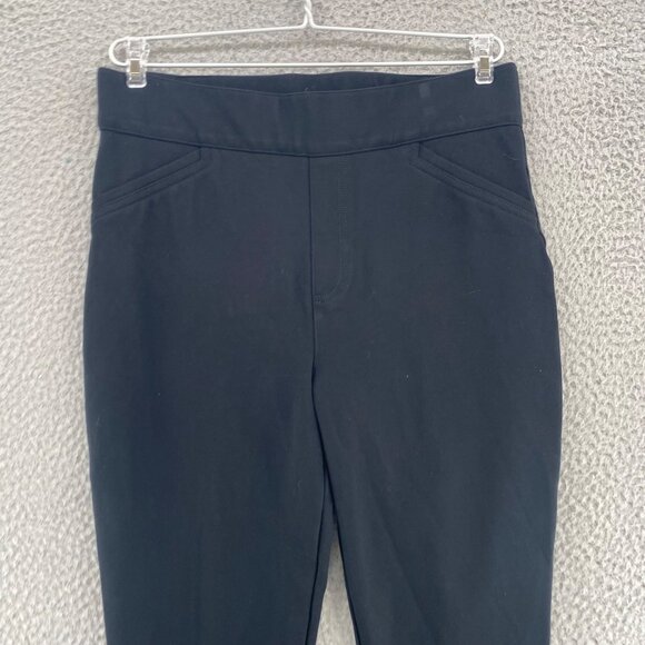 Spanx Pants Womens Large Black Leggings Pull On Stretch Slimming Everyday Casual - Picture 2 of 13